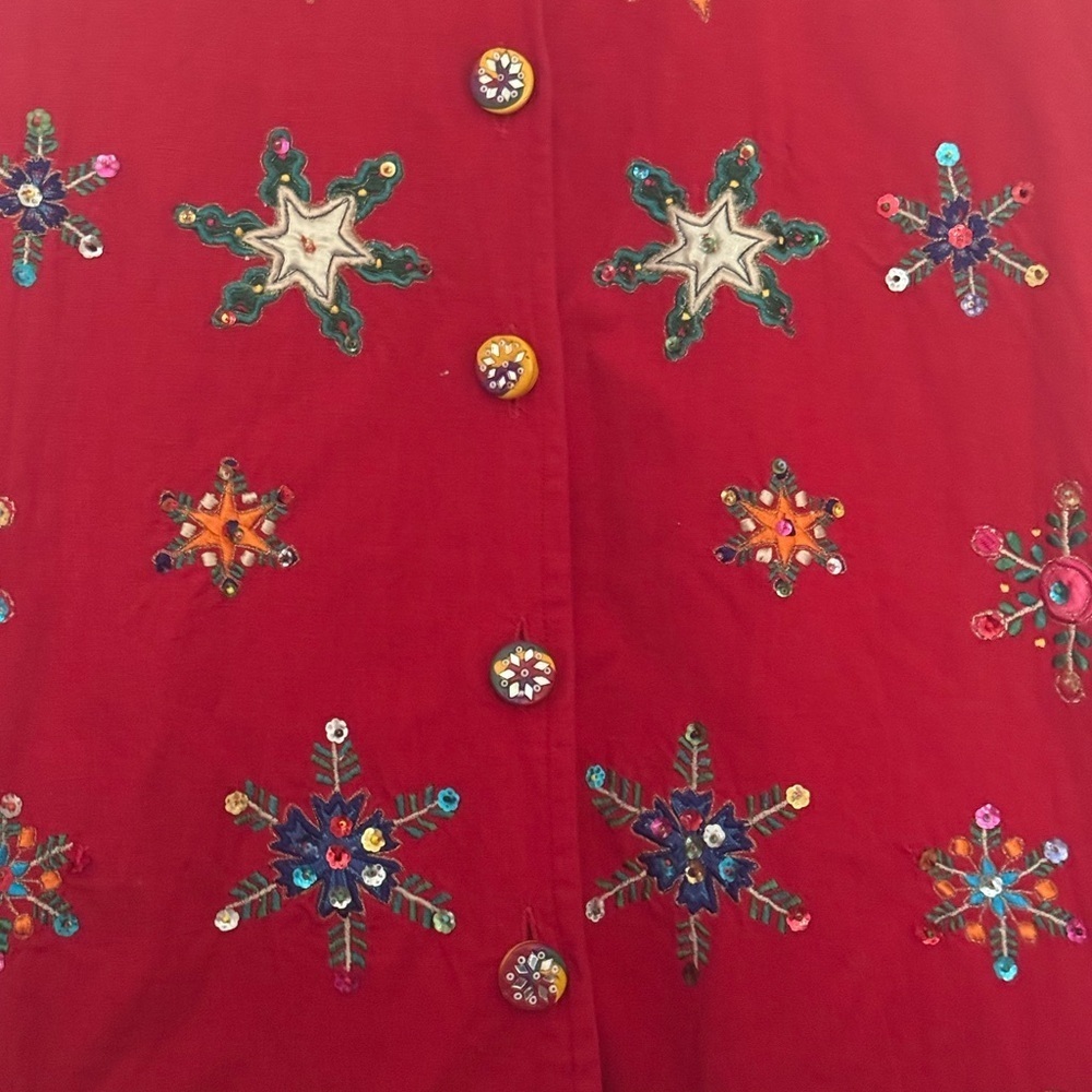 Embellished Red Blazer - Picture 3 of 9